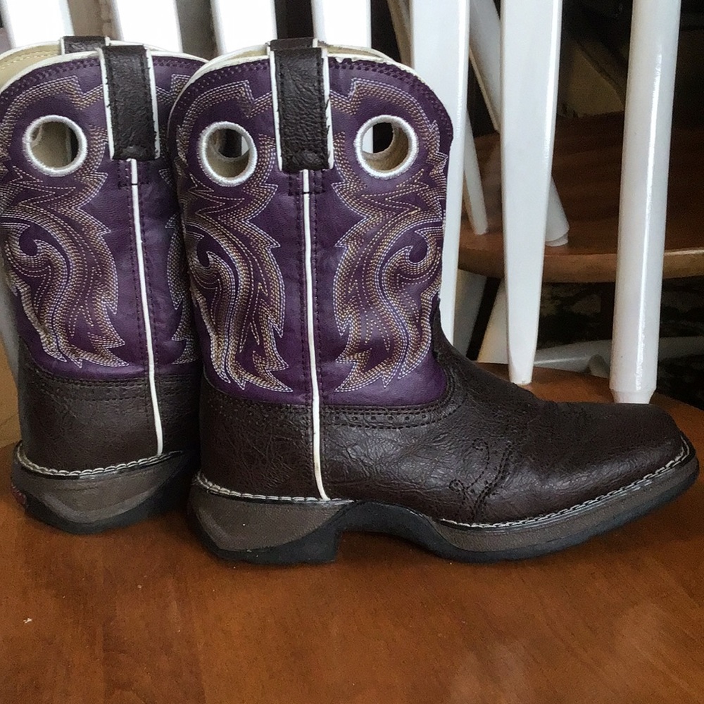 Lil Durango Girls 8-in Saddle western Boots size 2